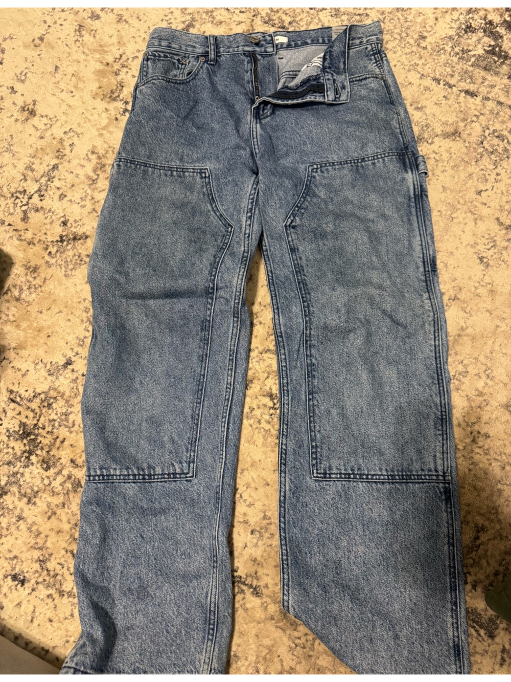 PacSun Men's Straight Blue Carpenter Jeans